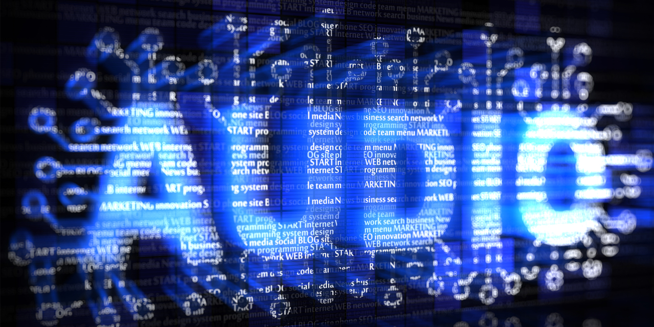 Audio sign made up of smaller text.