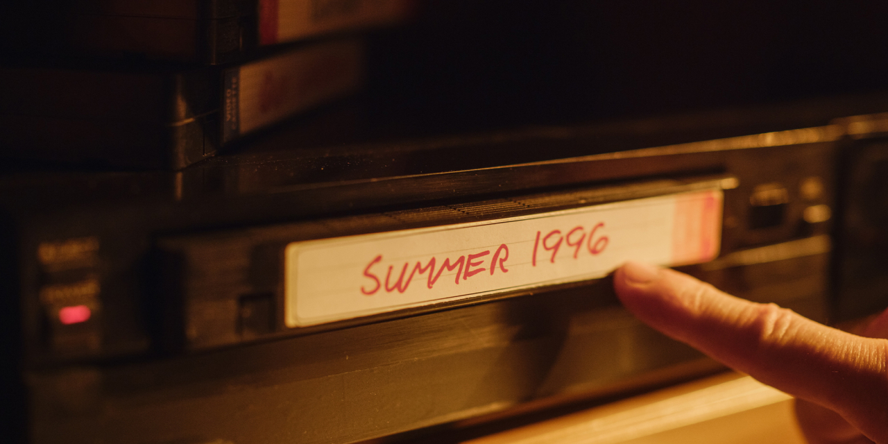 Old video tape reading Summer 1996.