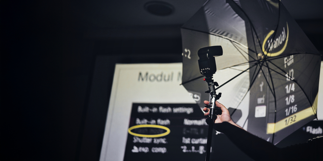 Photography studio items.