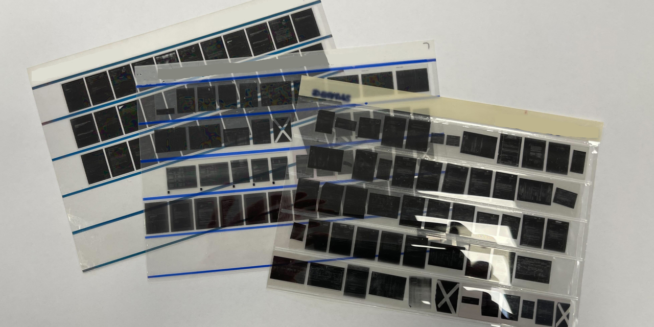 Microfiche in Jackets.