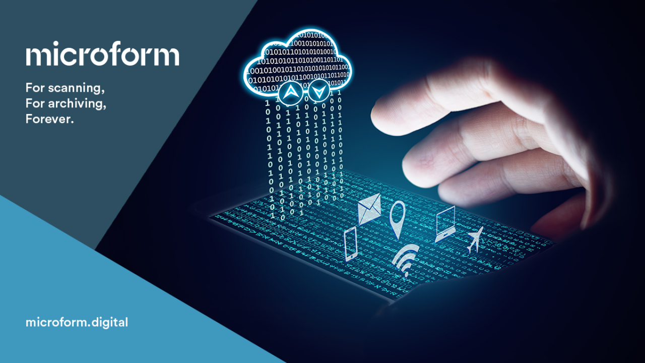 Microform Branding - Cloud illustration raining data 1/0.